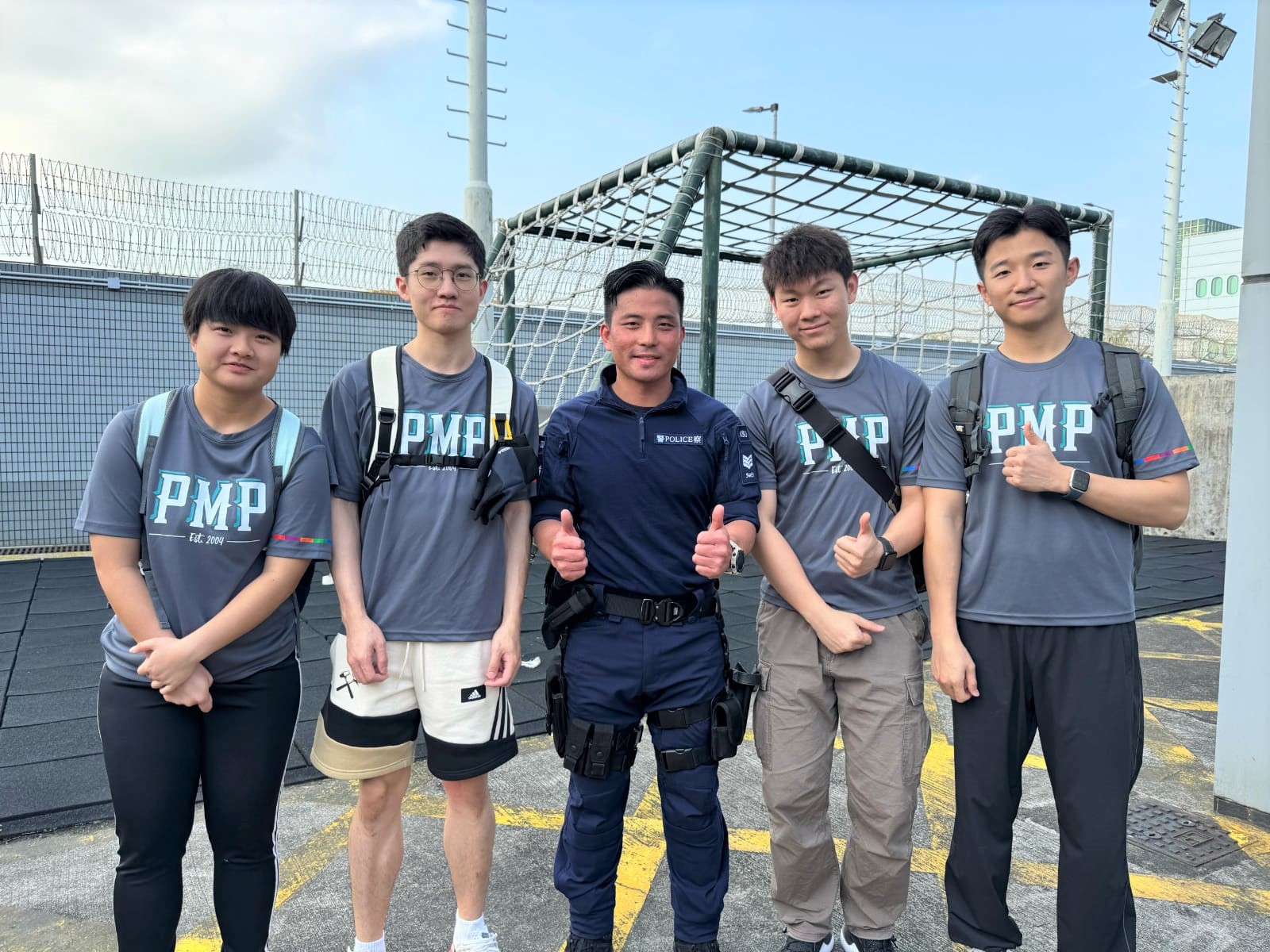 應用教育文憑 DAE - 港專PMP學員參觀機場特警基地