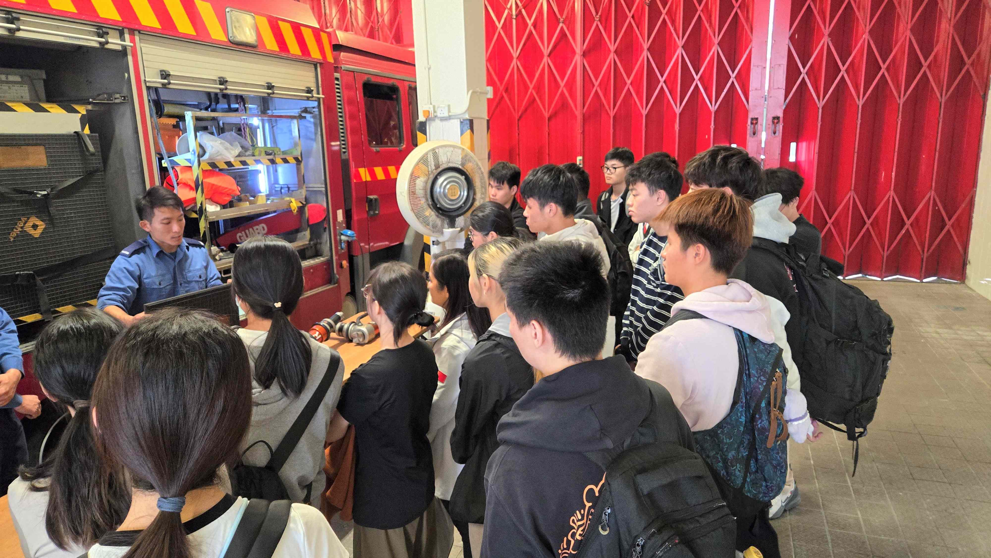 應用教育文憑 DAE - 參觀旺角消防局 一日消防員體驗