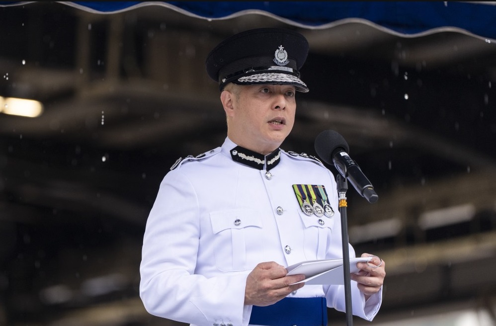 	警務處處長檢閱學警預備訓練結業會操 寄語學員裝備自己走得更遠	